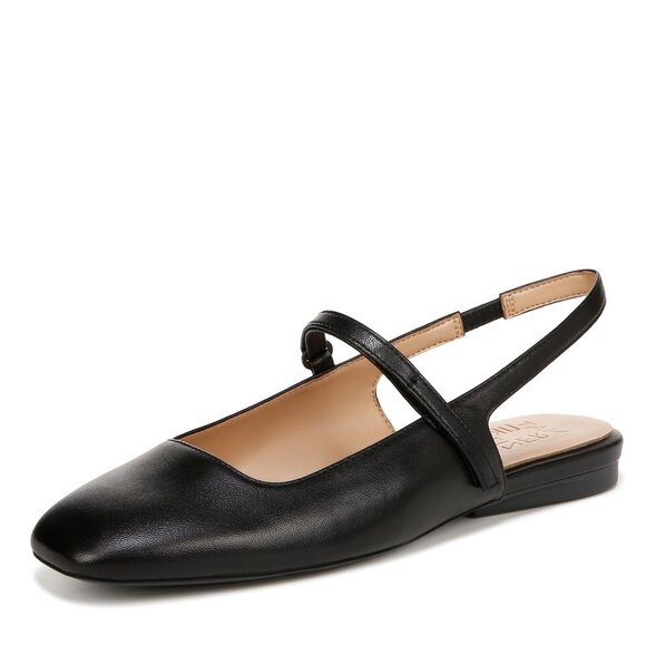 Naturalizer Shoes - Naturalizer Women's Connie Mary Jane Slingback Shoes, Black Leather, 10 Wide